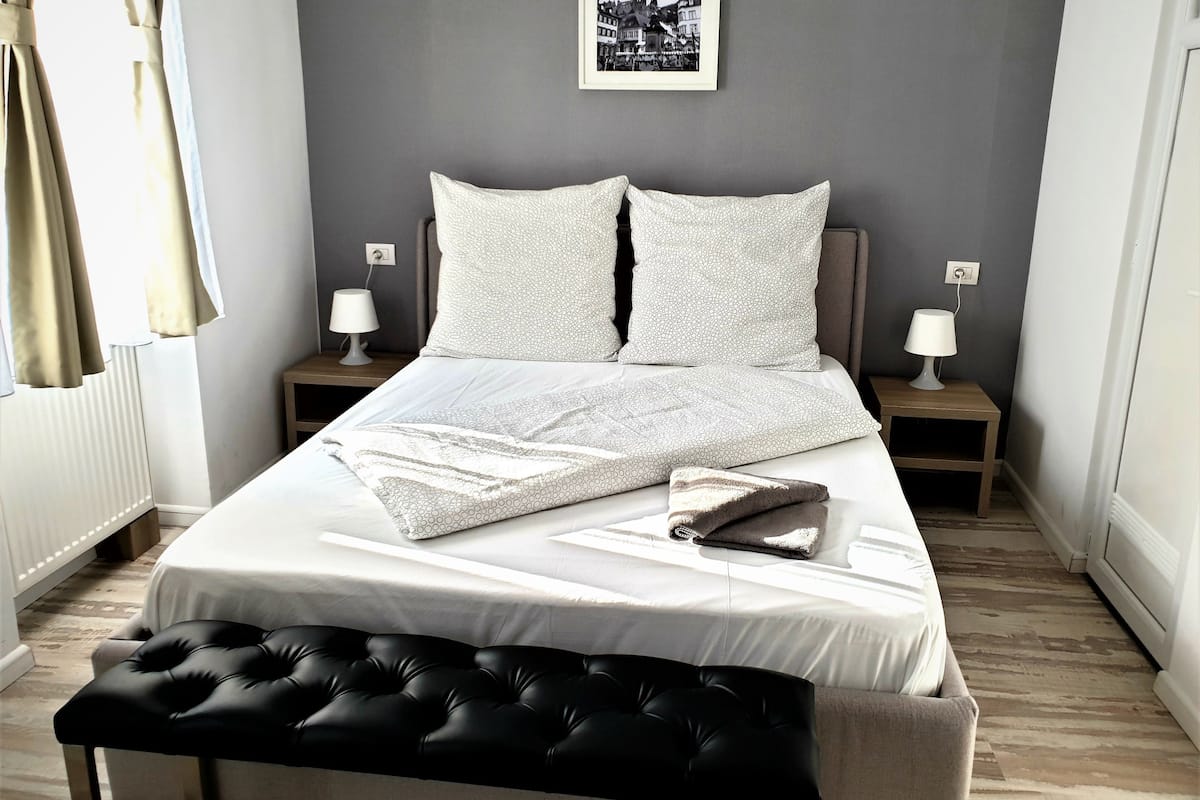 deluxe double room | blackout curtains, soundproofing, free wifi, bed sheets