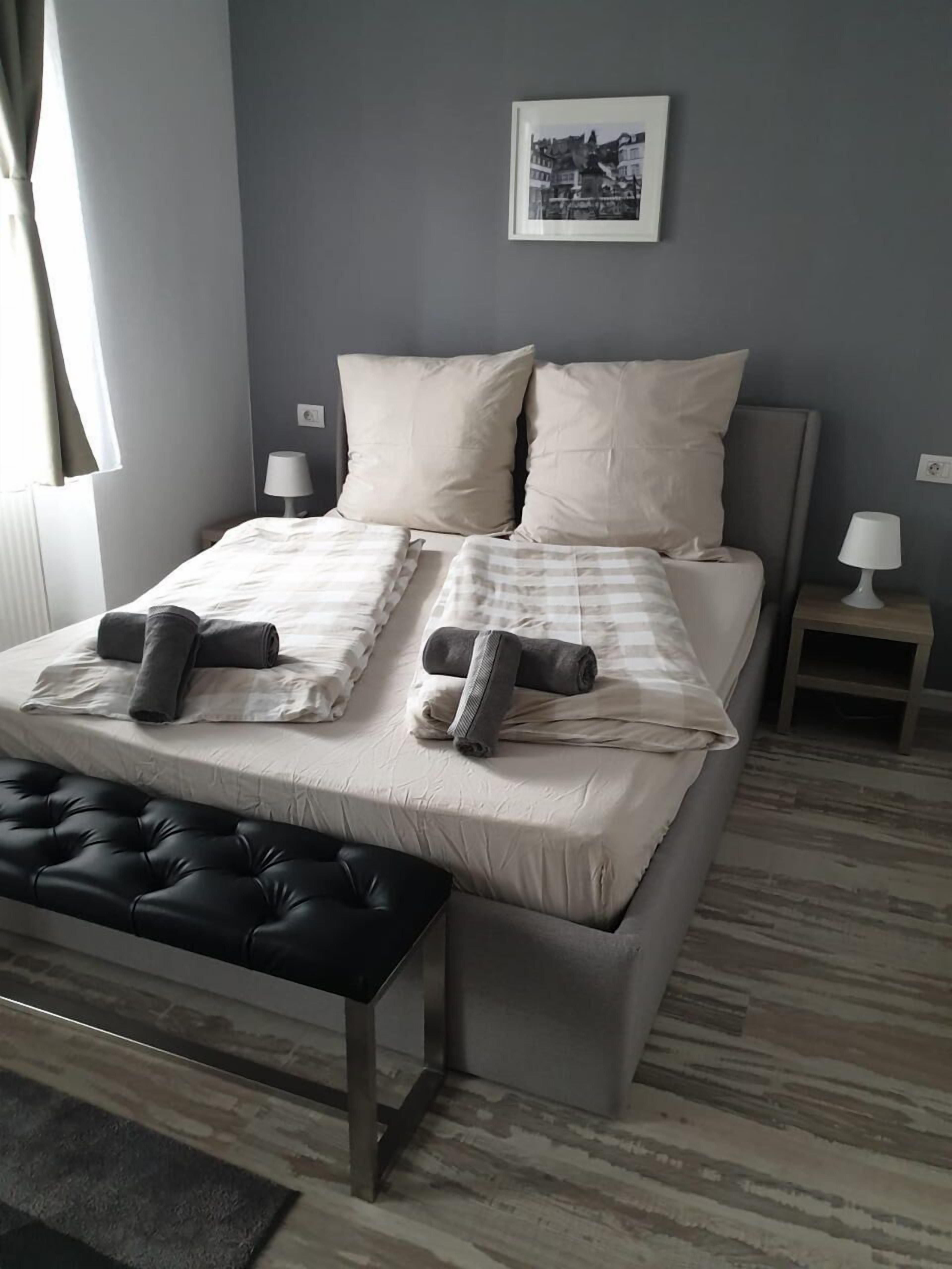 deluxe double room | blackout curtains, soundproofing, free wifi, bed sheets