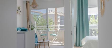 1 bedroom, desk, soundproofing, iron/ironing board