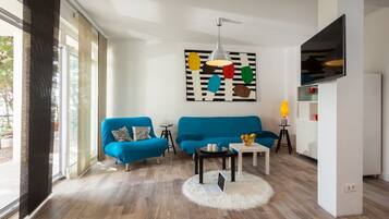 Villa | Wohnzimmer | Flachbildfernseher