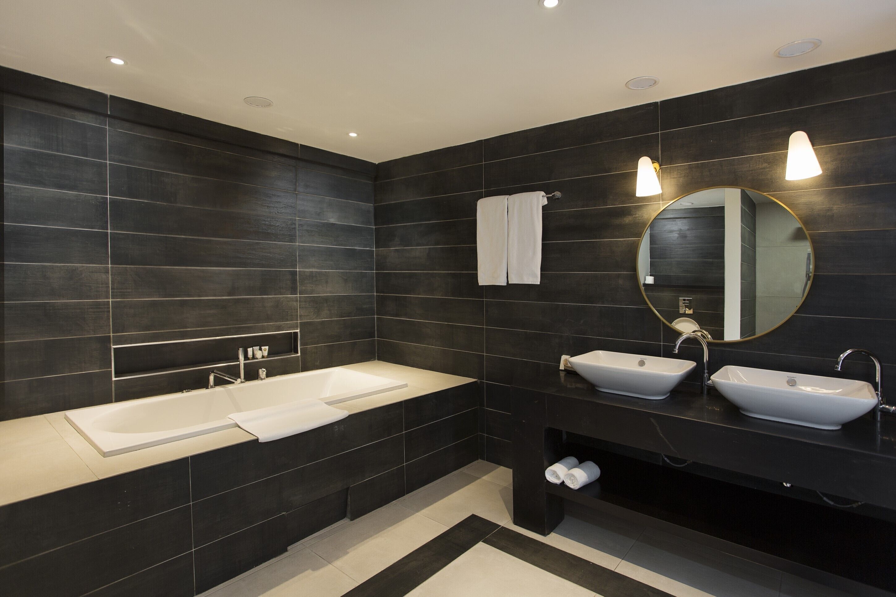 family suite | bathroom | free toiletries, hair dryer, bathrobes, slippers