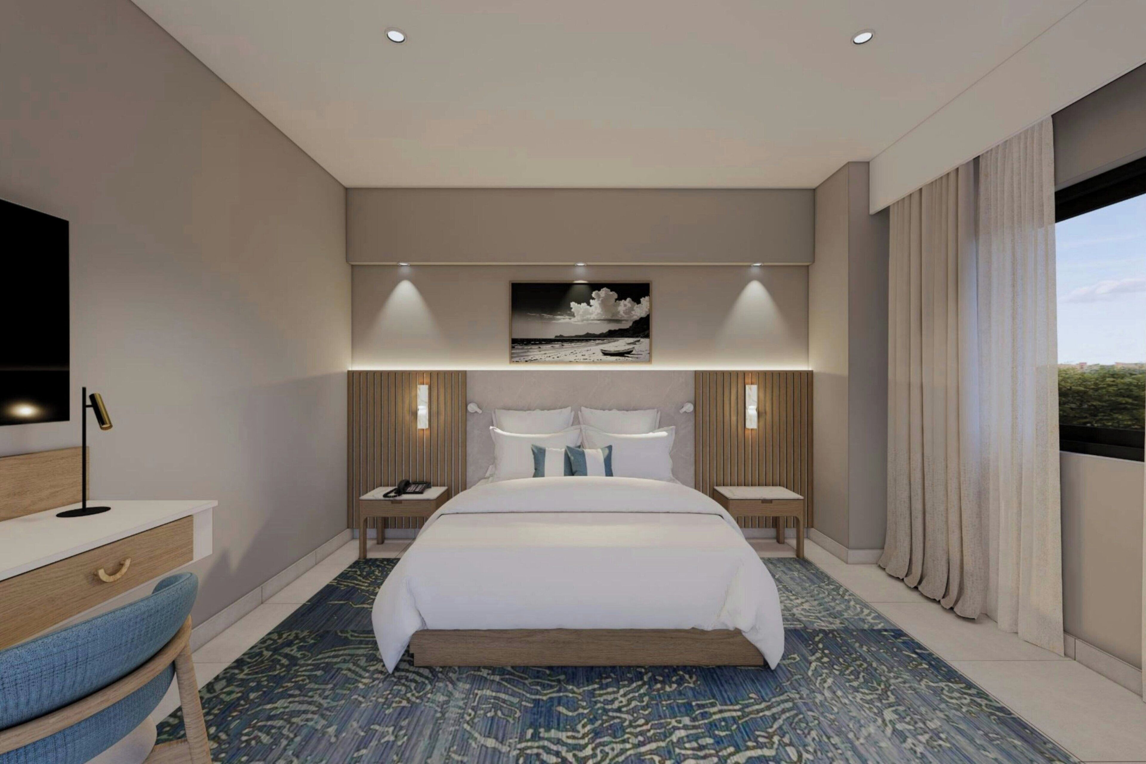 Suite, 2 Schlafzimmer, Balkon, Stadtblick | Zimmersafe, Schreibtisch, Verdunkelungsvorhänge, schallisolierte Zimmer