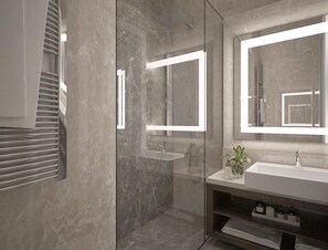 Shower, free toiletries, hair dryer, bathrobes - Hotel Centar No. 1 (Belgrade)