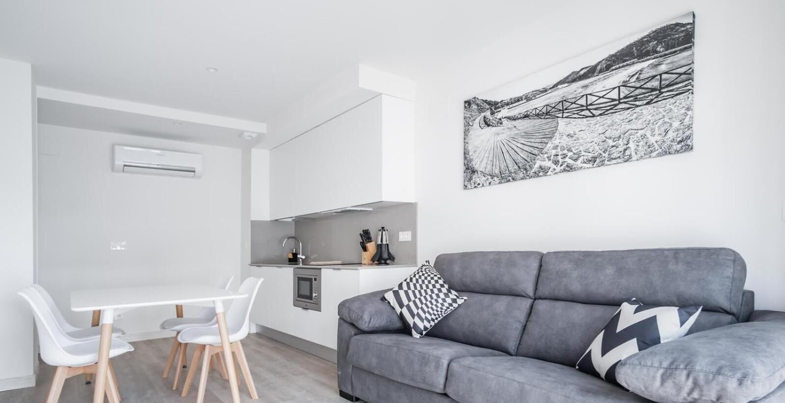 Een flatscreentelevisie