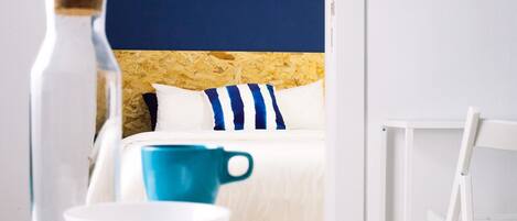 더블룸, 공용 욕실 | 책상, 무료 WiFi