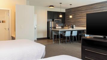 Desk, iron/ironing board, free WiFi, bed sheets