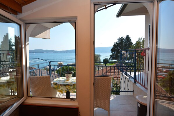 Classic Studio, Sea View | View from room - Apartments NENA (Tivat)