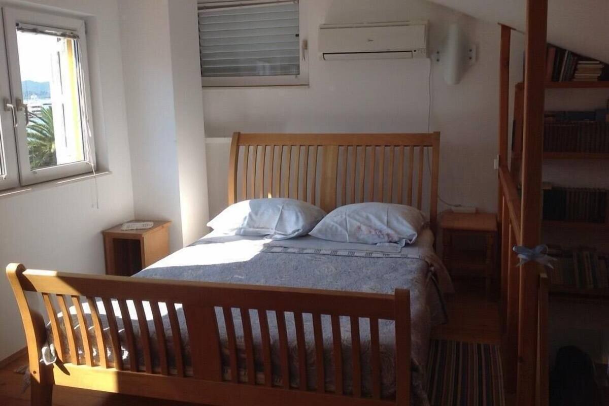 Family Apartment, Sea View | Desk, laptop workspace, soundproofing, iron/ironing board
