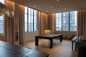 In-room safe, desk, laptop workspace, blackout curtains