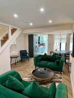 Premium Townhome, 3 Bedrooms | Living area | 55-inch flat-screen TV with cable channels, TV