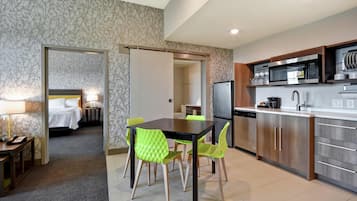 Suite, 1 Bedroom, Non Smoking | Private kitchen | Full-size fridge, microwave, dishwasher, coffee/tea maker