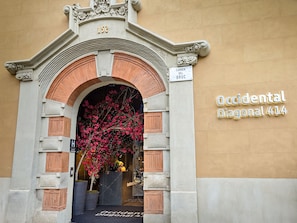 Voorkant van accommodatie