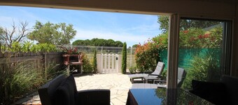 Nice villa in residence CLOS DE SOCORRO with pool, 2 bedrooms, great View, PORTIRAGNES PLAGE