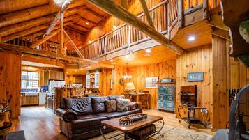 TV, fireplace, DVD player