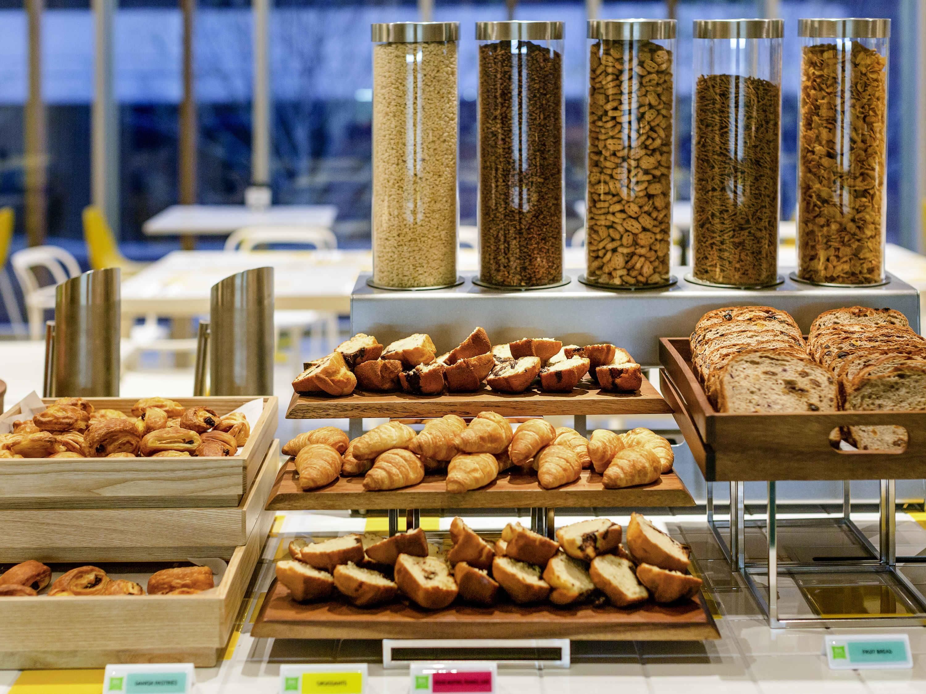 Morgenmadsbuffet hver dag mod et gebyr