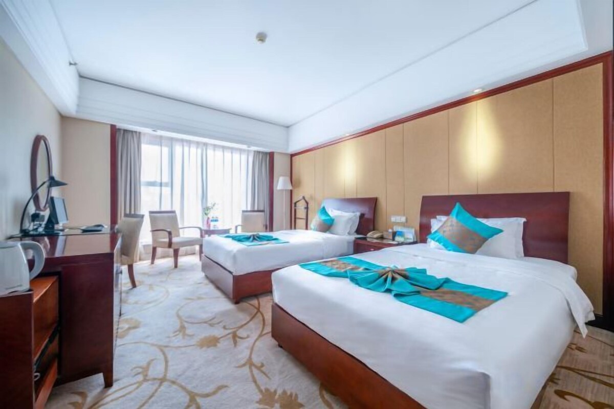 Blackout curtains, rollaway beds, free WiFi, bed sheets