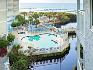 Indoor pool, a heated pool