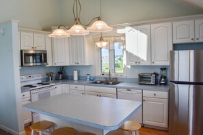 Fridge, microwave, oven, stovetop - Amazing views!  3 bedroom duplex is just steps away from South Village Beach (West Dennis)