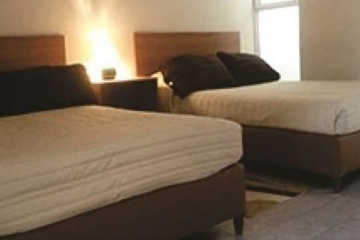 Elite Suite, 2 Double Beds, City View | Egyptian cotton sheets, premium bedding, free WiFi, bed sheets