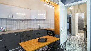 Comfort Apartment, 2 Bedrooms | Private kitchenette | Full-size fridge, oven, stovetop, cookware/dishes/utensils - HK Apartments Baskurt (Istanbul)