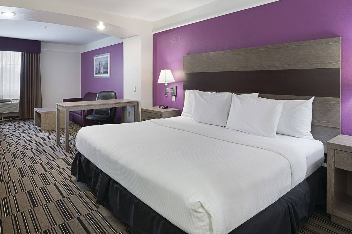Executive Room, 1 King Bed | Pillowtop beds, desk, laptop workspace, blackout drapes