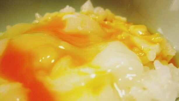 Un gros plan d’un plat agrémenté d’une sauce crémeuse.