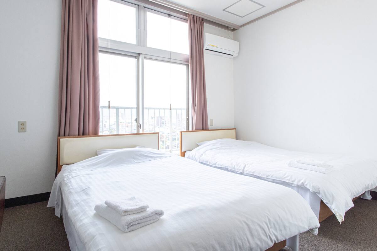 Kamar Twin, Bebas Asap Rokok | Wi-Fi gratis dan seprai linen