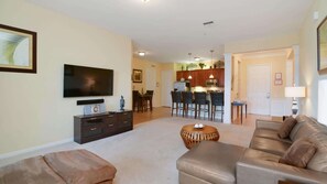 TV, DVD player, offices