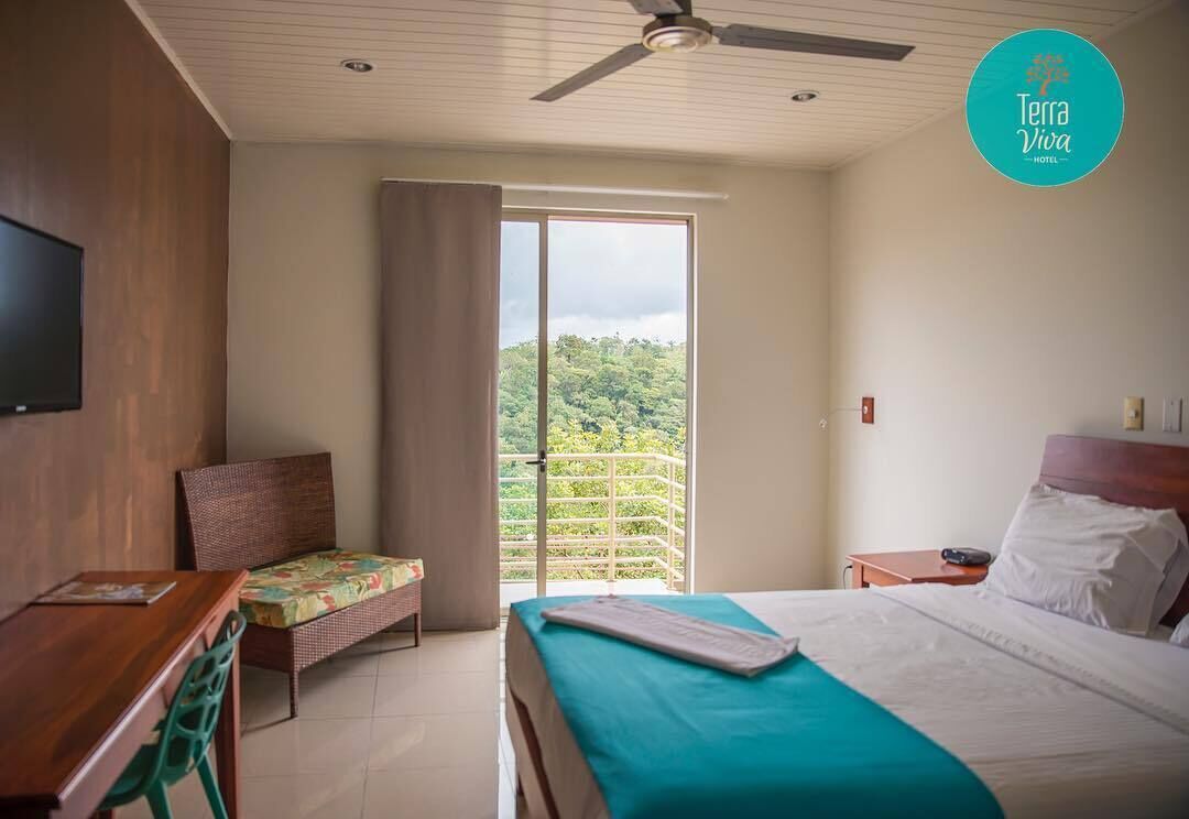 business double room | down duvets, desk, laptop workspace, blackout curtains