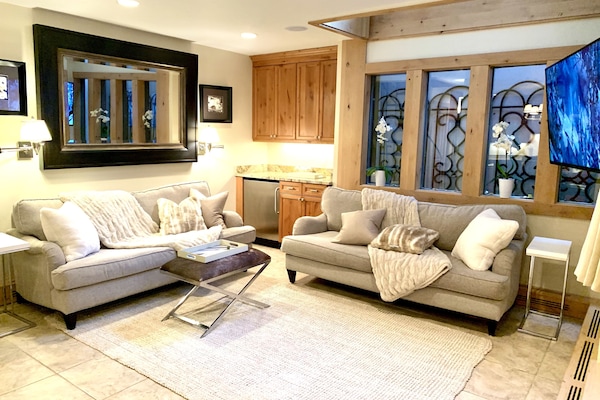 Warm and inviting living area