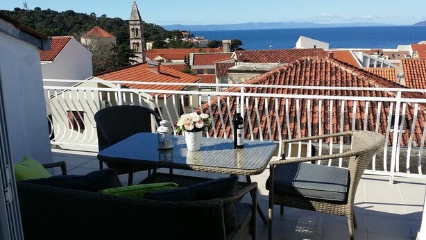 Comfort Apartment, Sea View | Terrace/patio - Apartman Dreams 1 (Makarska)
