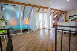 Comfort Apartment, Sea View | Living area | Flat-screen TV