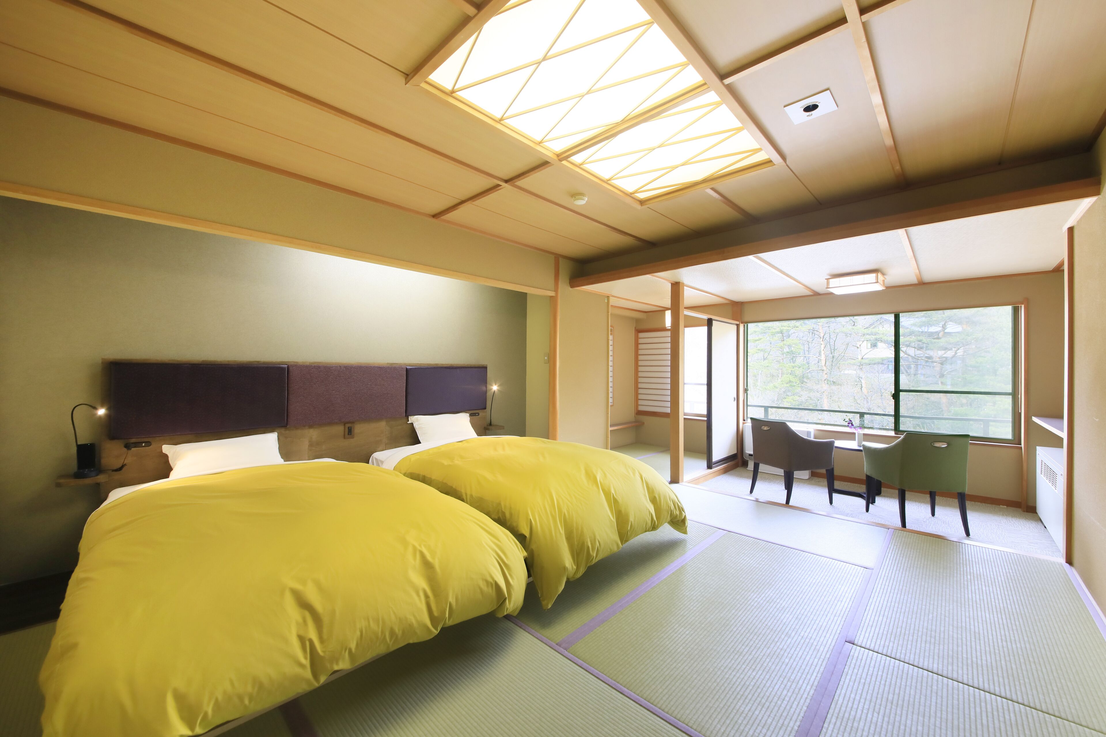 japanese style twin room non-smoking | 1 bedroom, down duvets, in-room safe, desk