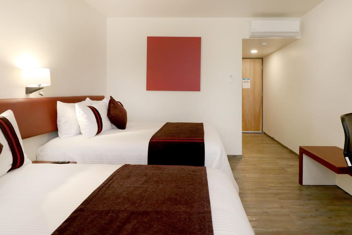 In-room safe, desk, laptop workspace, iron/ironing board
