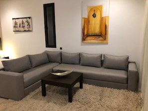 Living area - Studio avec Piscine Privée (Marrakech)