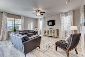 Smart TV, video game console, DVD player, table football