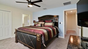4 bedrooms, iron/ironing board, free WiFi, bed sheets