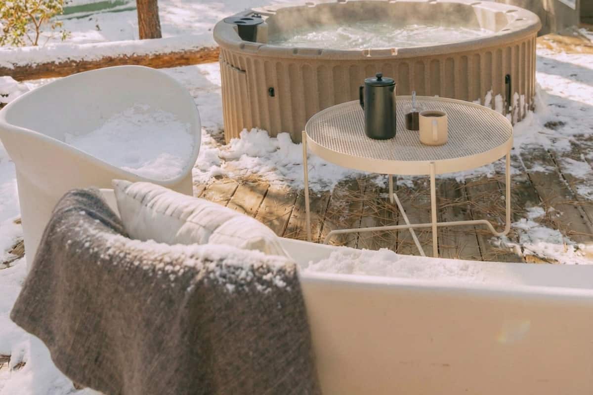 Hytte – premium, 2 soverom, spabadekar | Terrasse/patio