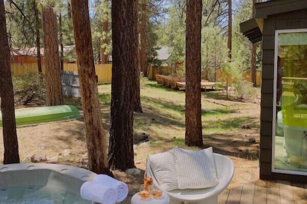 Premium Cabin, 2 Bedrooms, Hot Tub | Terrace/patio