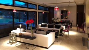 Villa, 4 chambres, vue sur le terrain de golf | Aire de séjour