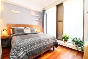 Deluxe Apartment, 3 Bedrooms | Blackout drapes, iron/ironing board, free WiFi, bed sheets - Downtown Mexico Apartments (Mexico City)