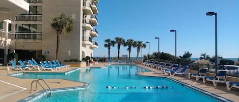 Indoor pool, outdoor pool