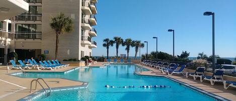 Indoor pool, outdoor pool