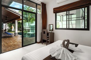 3 Schlafzimmer, hochwertige Bettwaren, Zimmersafe, Bügeleisen/Bügelbrett