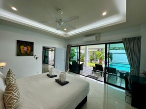 2 bedrooms, in-room safe, iron/ironing board, WiFi - Exclusive 2BR Pool Villa, Family Friendly, Few Minutes drive to Naiharn Beach  (Tambon Rawai)