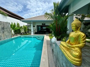 Pool - Exclusive 2BR Pool Villa, Family Friendly, Few Minutes drive to Naiharn Beach  (Tambon Rawai)