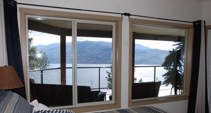 OKA B&B - Gorgeous Mountain/Water views - Lower 2 Bedroom Suite - Sleeps up to 5