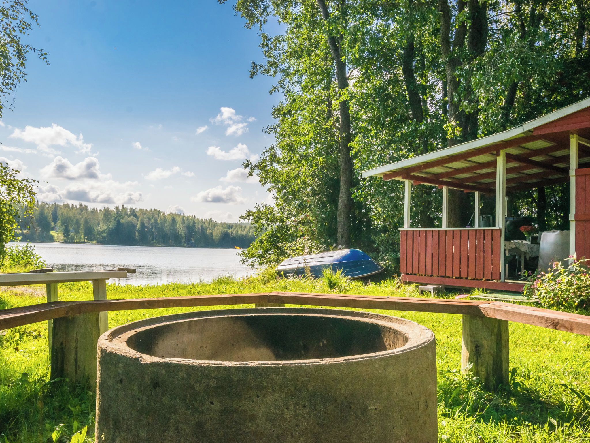 Utendørs boblebad