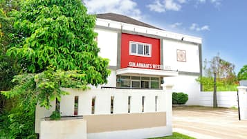 Fassade der Unterkunft