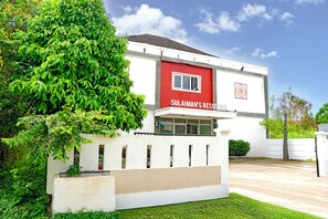 Fassade der Unterkunft